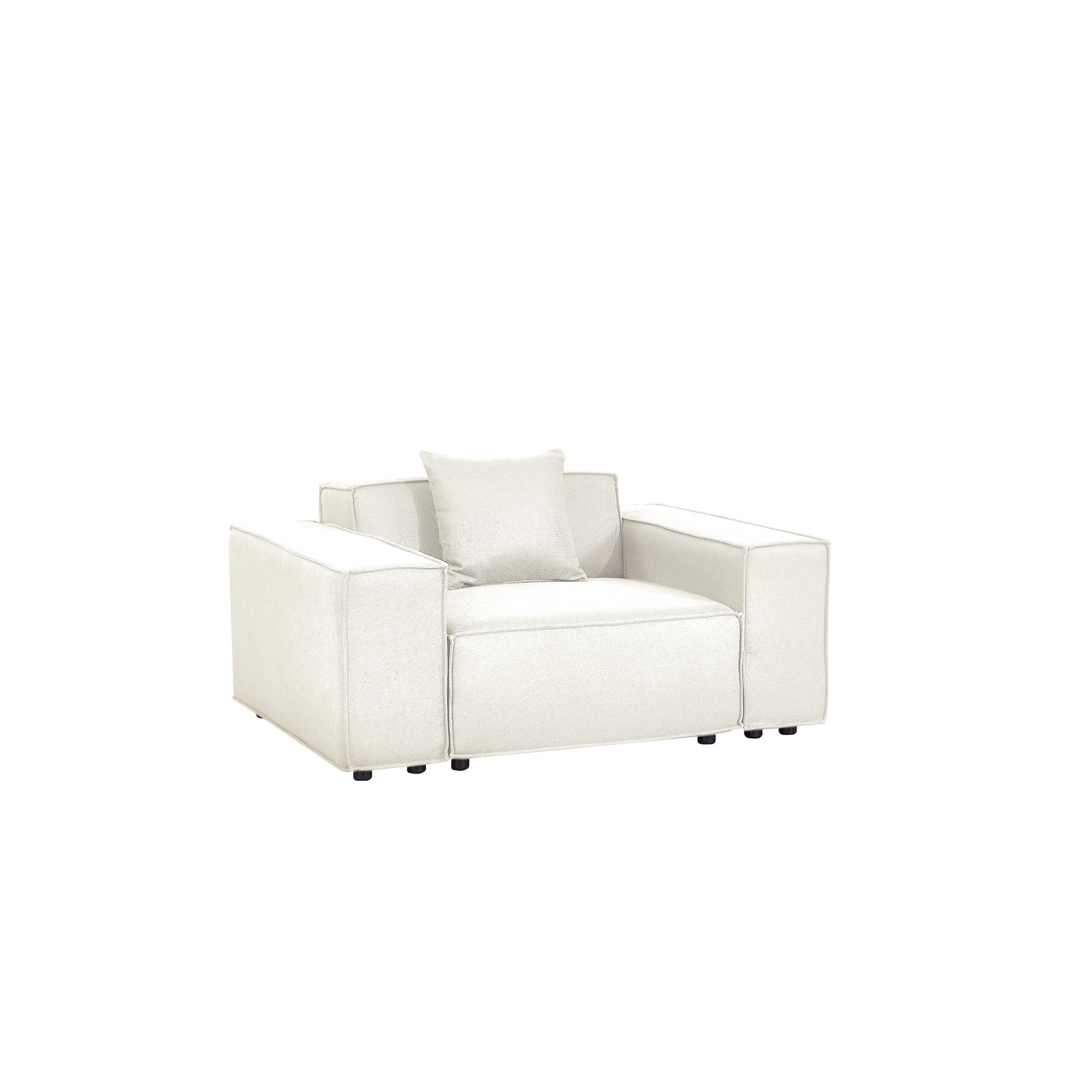 Versaluxe Sectional Single-Seat Sofa in Begie