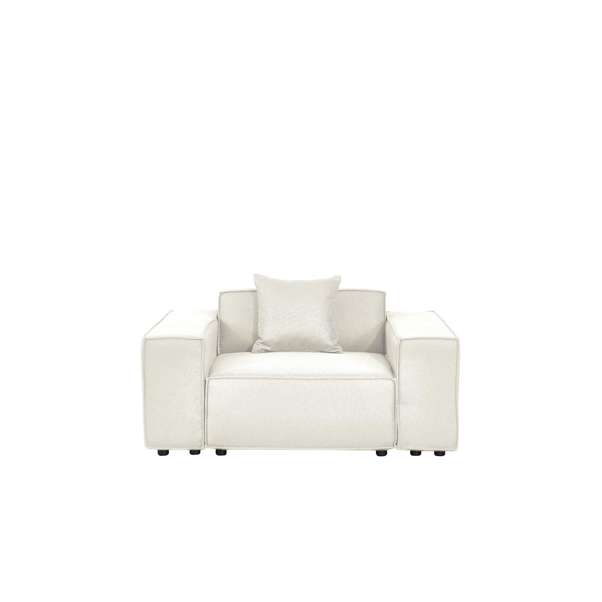 Versaluxe Sectional Single-Seat Sofa in Begie