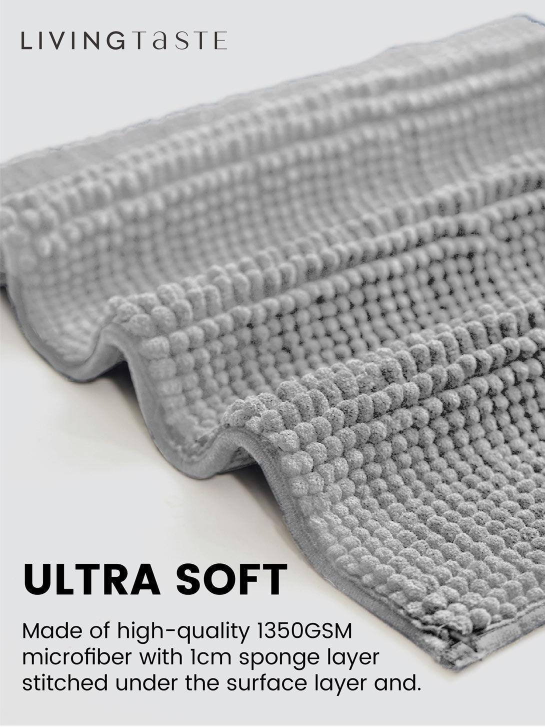 Ultra Soft Bath Rug-GREY