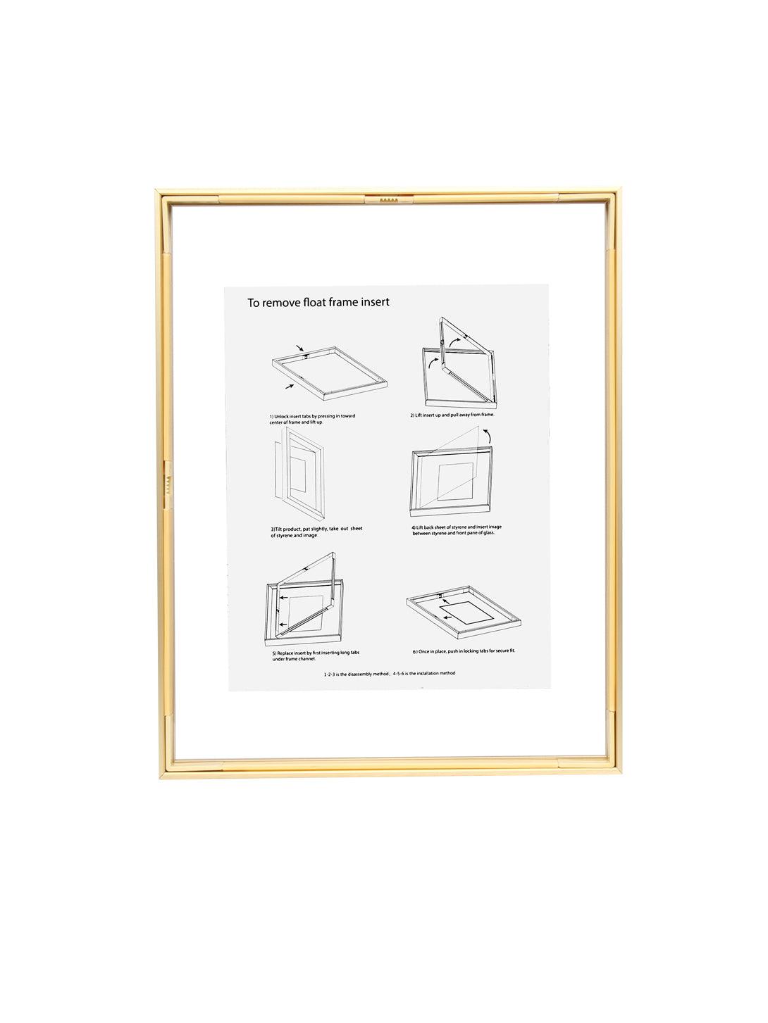 TONES FRAME DESIGN _Metal picture frames_ 11x14 photo frame_Wall Decor_Color Gold